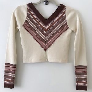Free People So Good Stripe Pullover Sweater Sz XS